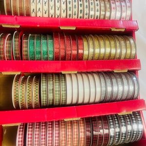 NWT Craft Ribbons. Take the full lot.3.8” by 12feet. 12 feet roll.